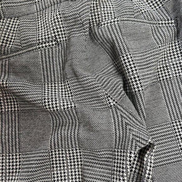 Express Women’s Skinny Stretch Houndstooth Plaid Tuxedo Stripe Trousers Size 4 - Picture 5 of 8